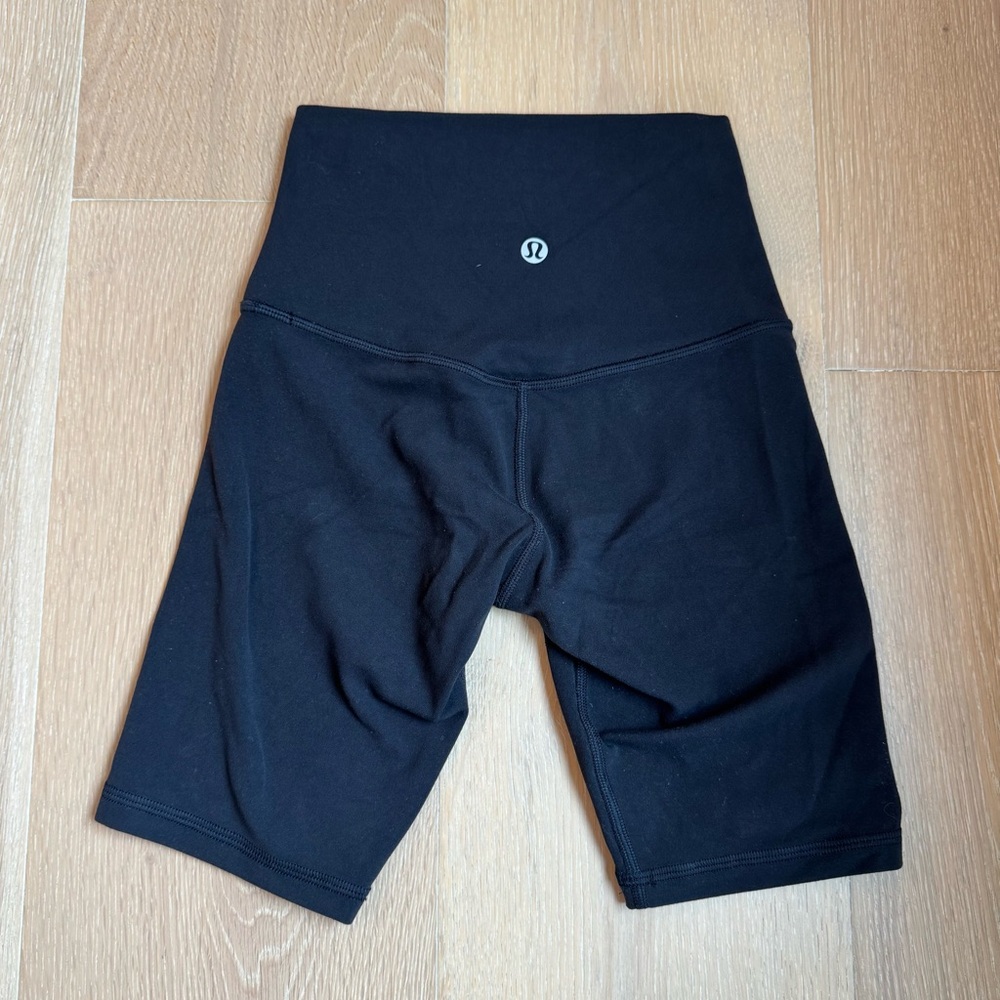 lululemon athletica High-Rise Black Biker Shorts